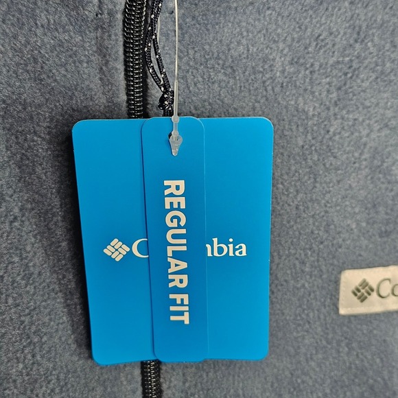 Columbia Steens Mountain Men's Jacket 3XT Blue Fleece Full Zip - Picture 3 of 9